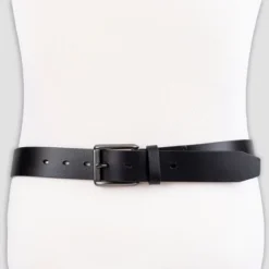 Men's Leather Belt - Goodfellow & Co™ Black -Goodfellow & Co GUEST fb4cb6bc e669 4ecc a224 52b084b8eaea