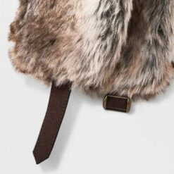 Men's All Over Faux Fur Acrylic Trapper Hat - Goodfellow & Co™ Brown -Goodfellow & Co GUEST ff33adab a5db 46b1 8db3 c2cd95f97fac